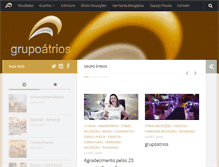 Tablet Screenshot of grupoatrios.com.br